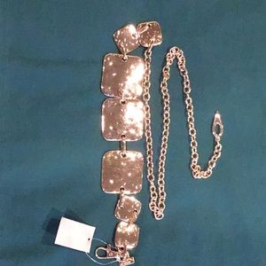 Polished Gold Chain belt 42” long